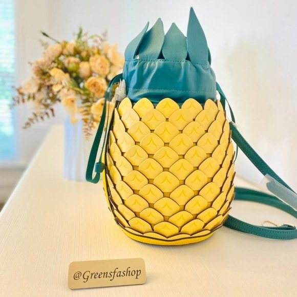 kate spade purse pineapple colada crossbody new - Picture 10 of 10